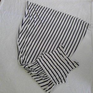 Jolie Navy Blue & White Vertical Striped Long Length Tank Top Maxi Dress - EUC!!